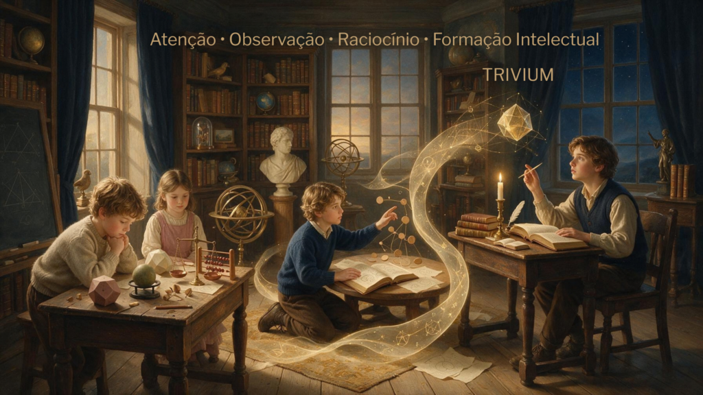 Preparação para o Trivium por meio da atenção, observação e raciocínio